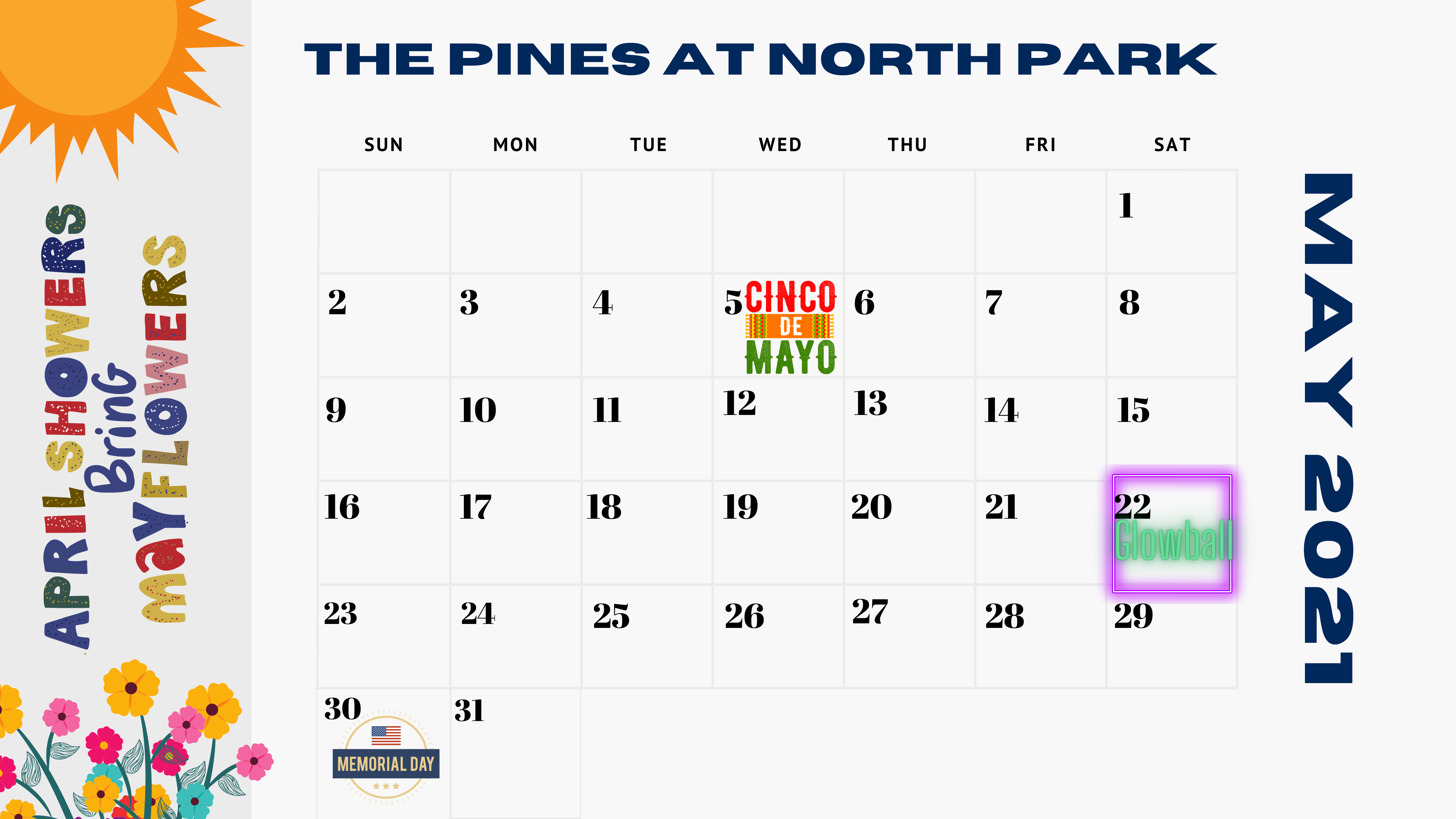 Event Calendar The Pines at North Park