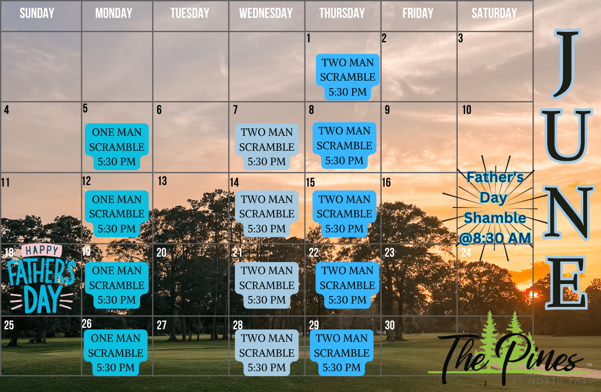 Event Calendar The Pines at North Park