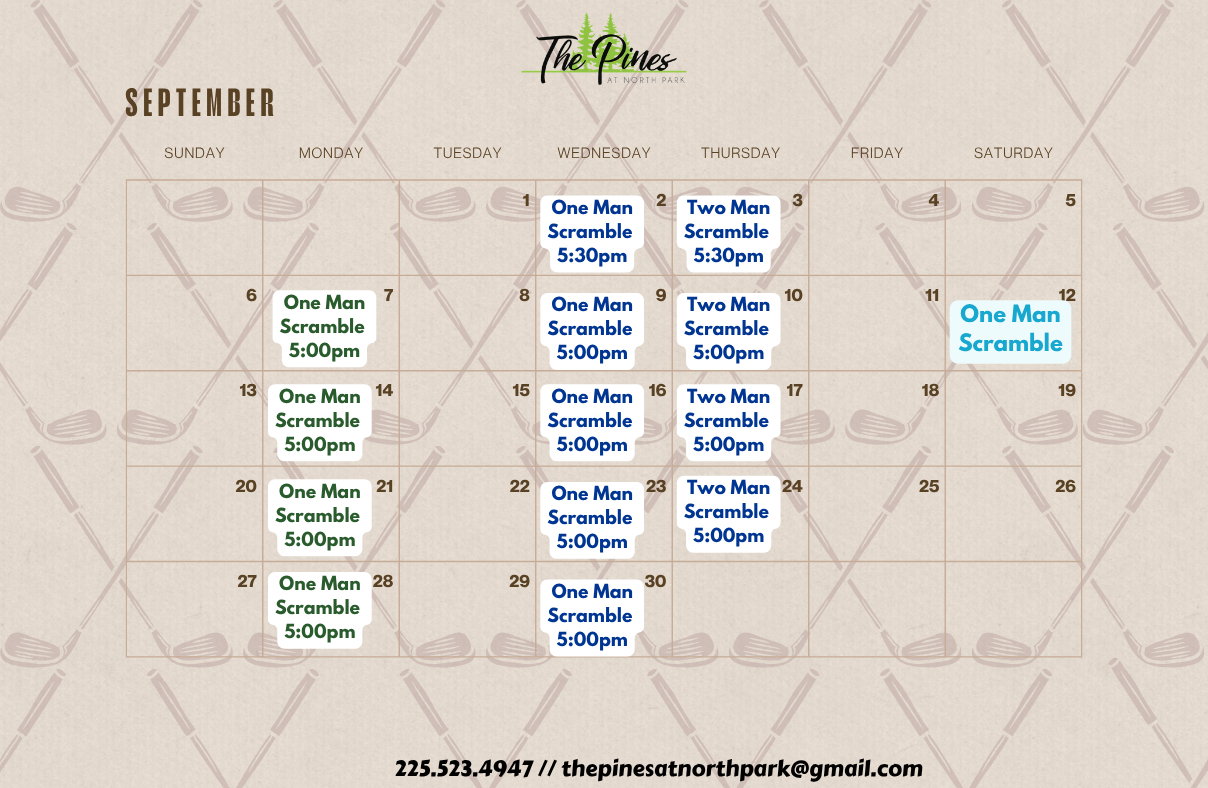 Upcoming Events